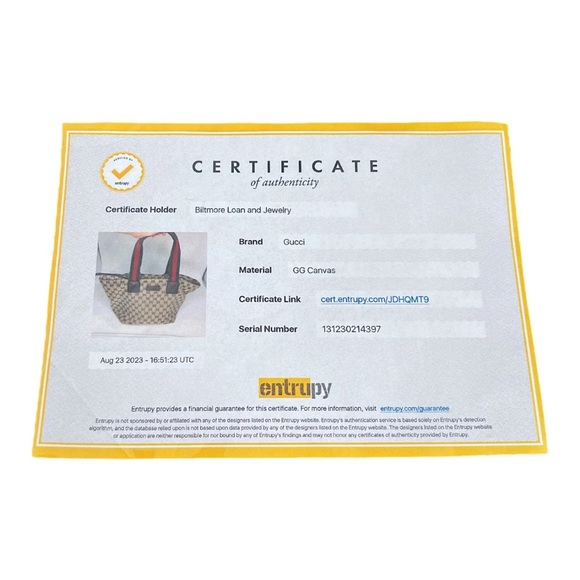 Authenticated Gucci Sylvie Web Hobo Shoulder Bag Tote Handbag Laptop Bag - Picture 14 of 16